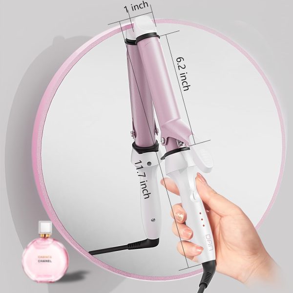 DAN Hair Curler,Hair Curling Iron,1 inch Curling Iron,Dual Voltage Curling - Image 2