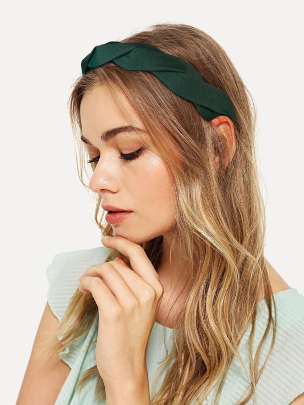 WOVOWOVO 4 Pieces Braided Headband for Women Girls Wide Hairband Fashion - Image 7