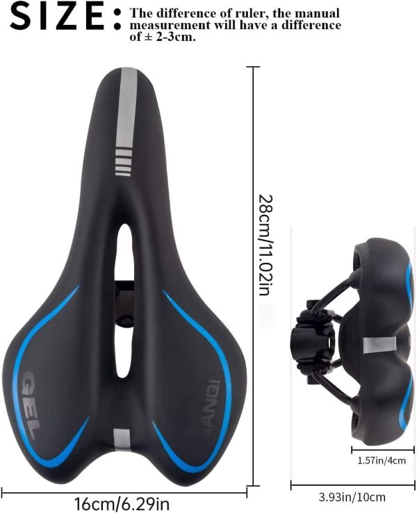 Comfortable MTB Gel Seat Mountain Bike Saddle MTB Saddle Mountain Bike Seat - Image 2