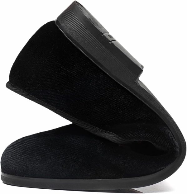 Men's Loafers Velvet Gold Copper Chain Fashion Party Wedding Shoes - Image 6