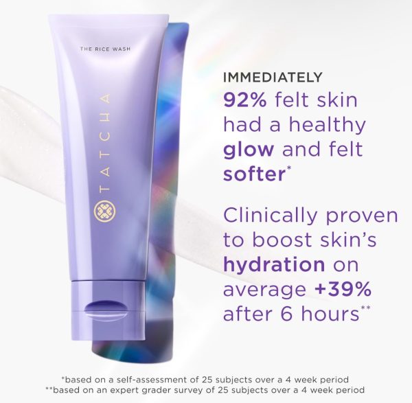 TATCHA The Rice Wash | Soft Cream Facial Cleanser Washes Away Buildup - Image 6