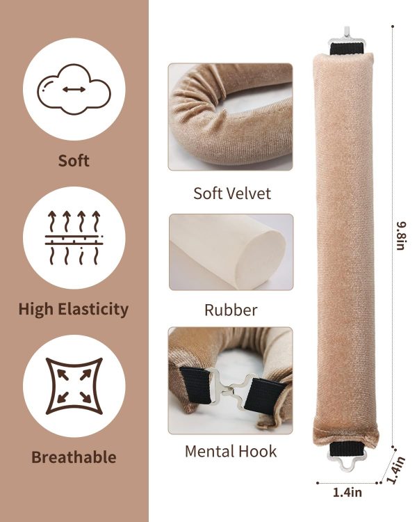 Overnight Heatless Curling Set - 4 Large Brown Rods with Hook for Blowout - Image 3