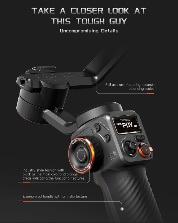 hohem iSteady M6 Kit Gimbal Stabilizer for Smartphone with AI Tracking - Image 6