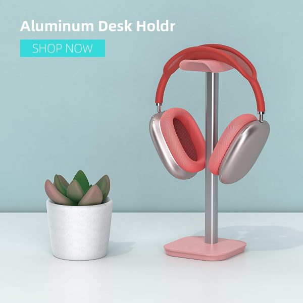 Cuifati Headphone Stand, Aluminum Desktop Headset Stand, Headset Earphone - Image 2