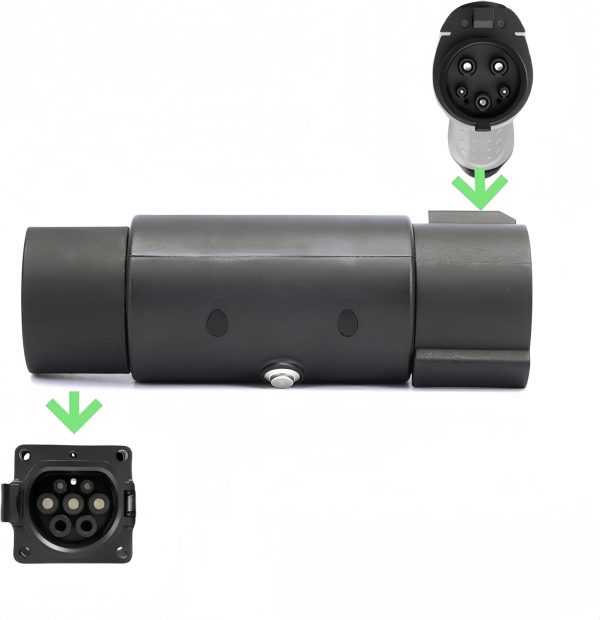 New Type 1 SAE J1772 Socket to GB/T EVSE Adaptor, Type 1 to GB/T Electric - Image 3