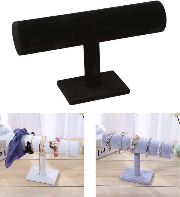 hejhncii Display Stand Jewellery Stand T-shaped Jewelry Display Accessory - Image 2