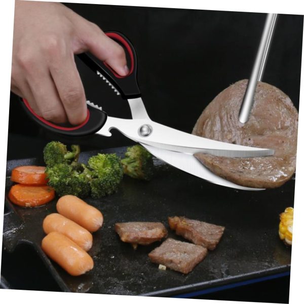 Toddmomy 3sets Barbecue Scissors Food Toaster Tongs Barbecue Gadget Outdoor - Image 6