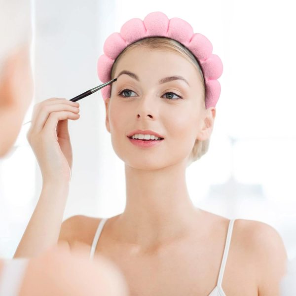 Ivyu Spa Headbands for Women Face Washing Pink Gifts for Women Self - Image 6