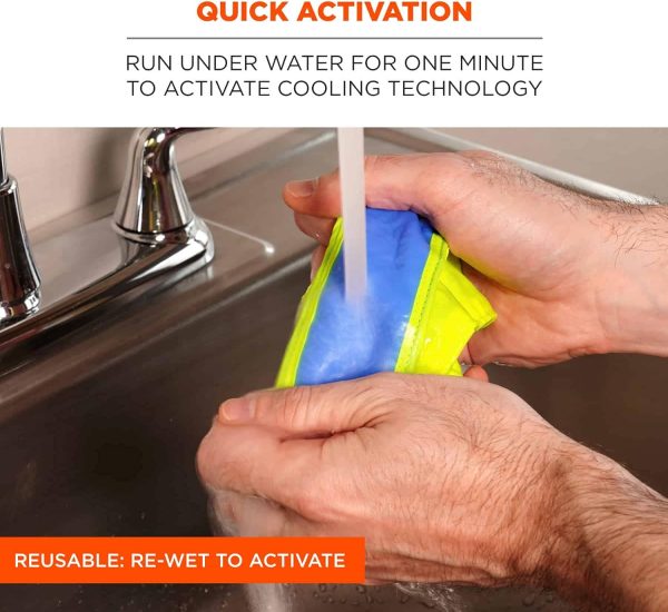 Ergodyne Chill Its 6700CT Cooling Bandana, Lined with Evaporative PVA - Image 3