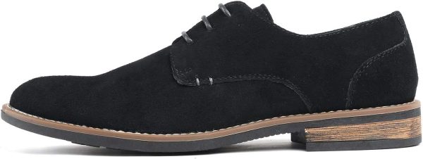 Bruno Marc Men's Urban Suede Leather Lace Up Oxfords Shoes - Image 2