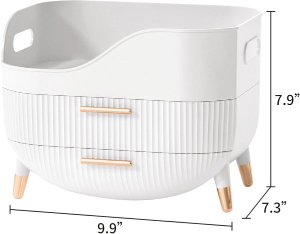 Makeup Organizer with Drawers,Skincare Organizer for Vanity,Storage Box - Image 3