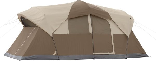 Coleman WeatherMaster 10-Person Tent, Weatherproof Tent with Rainfly & Room - Image 4