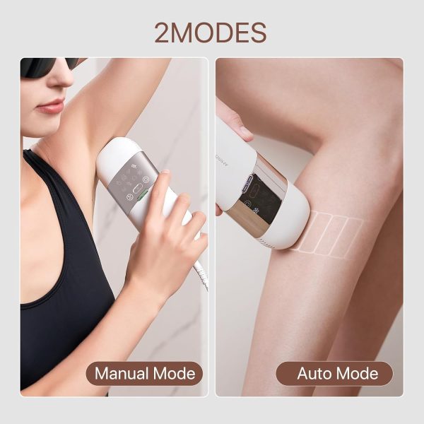 AMIRO Opal IPL Hair Removal Device, 2 modes and 8 Energy Levels, 3 in 1 for - Image 6