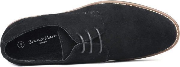 Bruno Marc Men's Urban Suede Leather Lace Up Oxfords Shoes - Image 3