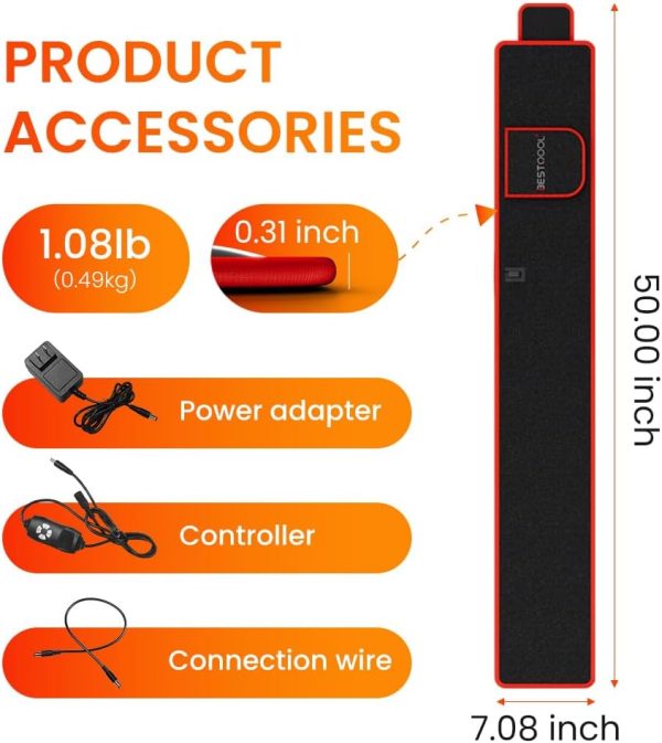 Bestqool Red Light Therapy Belt, Near Infrared Light Therapy & Red Light - Image 6
