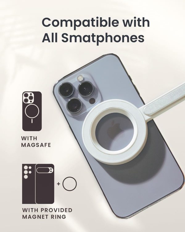 Magnetic Selfie Stick Tripod for iPhone, 64” Phone Tripod for Magsafe, - Image 4