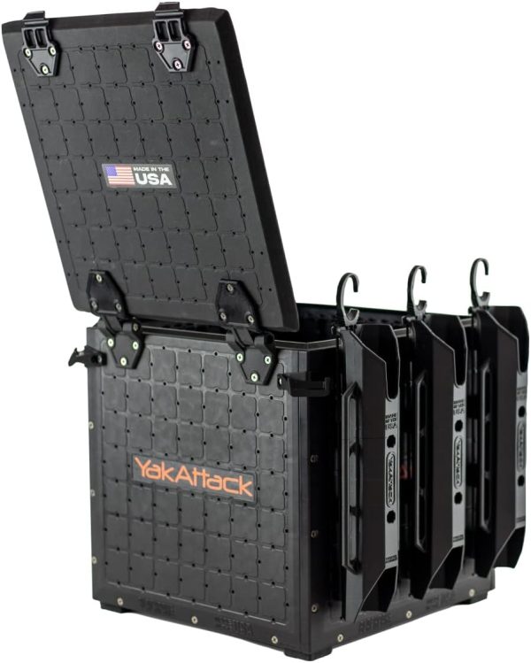 YakAttack BlackPak Pro Kayak Fishing Crate - Multiple Colors and Sizes | - Image 2