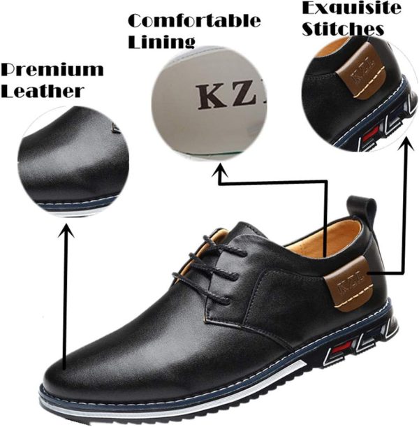 Veslexth Men Casual Driving Sneakers Loafers Breathable Comfort Walking - Image 2