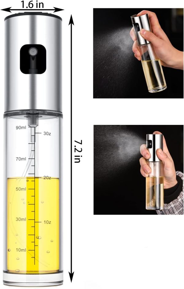 Oil Sprayer for Cooking,100ml Olive Oil Spritzer,Oil Sprayer for Air Fryer, - Image 4