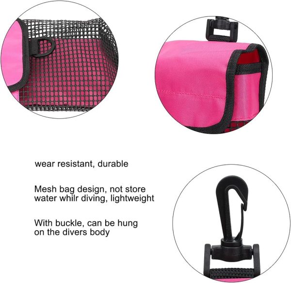Scuba Diving Gear Bag, Safety Smb Dive Mesh Bag Finger Reel Storage Pocket - Image 6