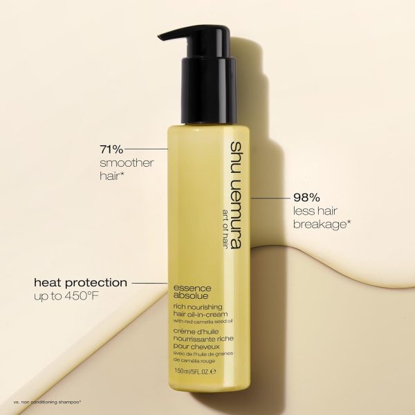 Shu Uemura Essence Absolue Nourishing Hair Cream | Protects Against Heat - Image 3
