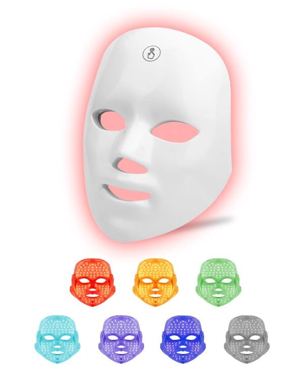 Led Light Therapy Mask, 7 Color Led Face Mask Light Therapy, Face Light - Image 7