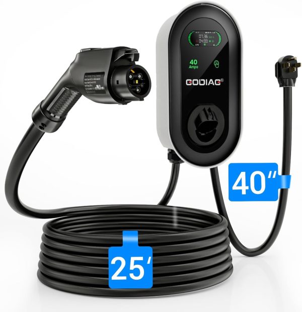 GODIAG Home Level 2 EV Charger, 40Amp, 9.6kw 240V, Wall-Mount Electric - Image 7