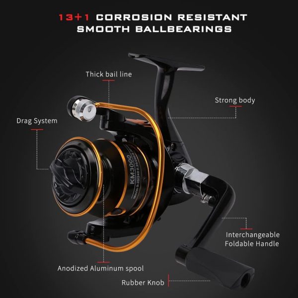Collapsible Fishing Rod and Reel Combo, BalanZze Telescopic Fishing Rod - Image 3