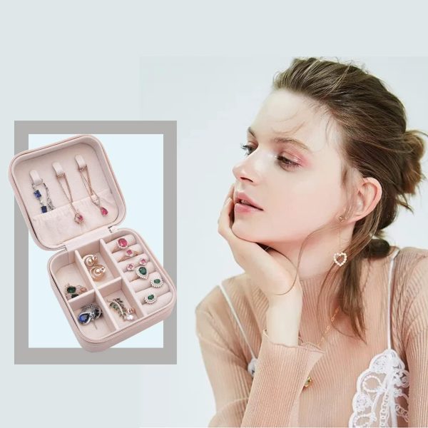 Mini Jewelry Travel Case,Small Jewelry Box,Traveling Jewelry - Image 8