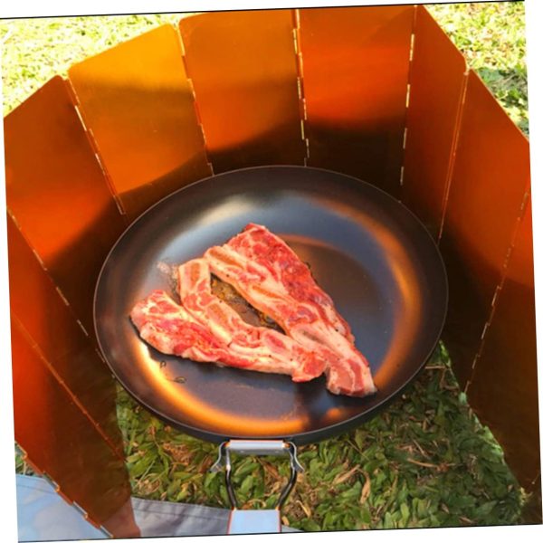 Outdoor Windscreen Unit Outdoor Stove Windscreen Double Camping Stove Camp - Image 4