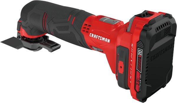 CRAFTSMAN V20 Cordless Multi-Tool, Oscillating Tool Kit, Blades, Sand - Image 7