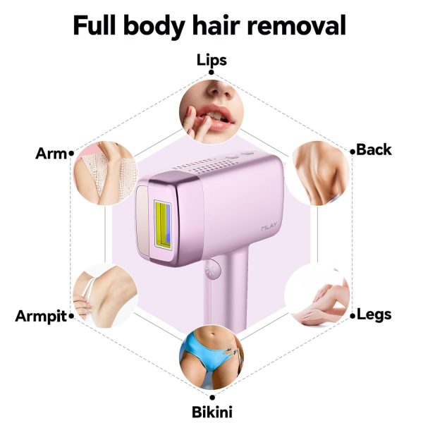 MLAY IPL Hair Removal for Women/Men, 0.5s/flash, 17J High Energy IPL Hair - Image 4