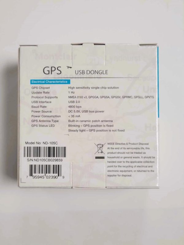 GlobalSat ND-105C Micro USB GPS Receiver - Image 3