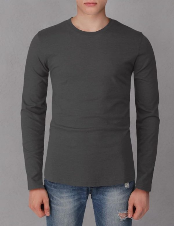 H2H Mens Casual Slim Fit Long Sleeve T-Shirts Soft Lightweight - Image 6