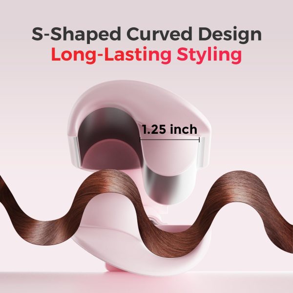 Waver Curling Iron LENA S12 Beach Waver Curling Wand, Hair Tool with 2 - Image 5