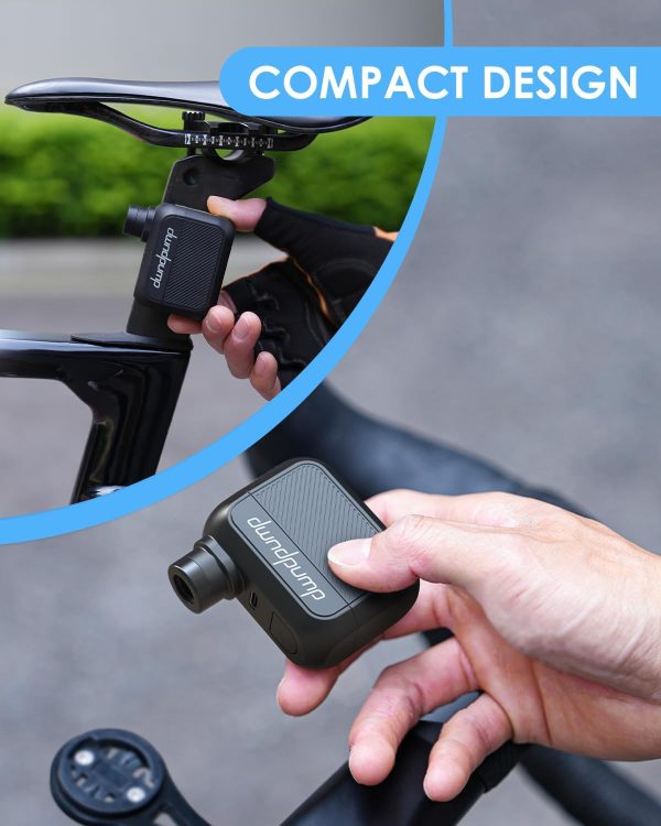 Bike Pump, Mini Electric Bike Pump, 100 PSI Bicycle Tire Pump with Presta - Image 3