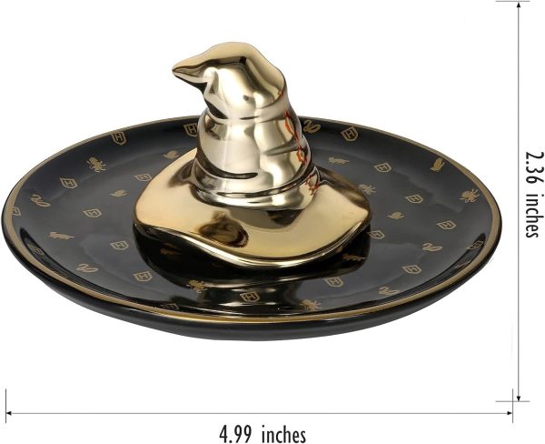 Harry Potter Sorting Hat Ceramic Trinket Tray - 3D Trinket Jewelry Holder, - Image 6