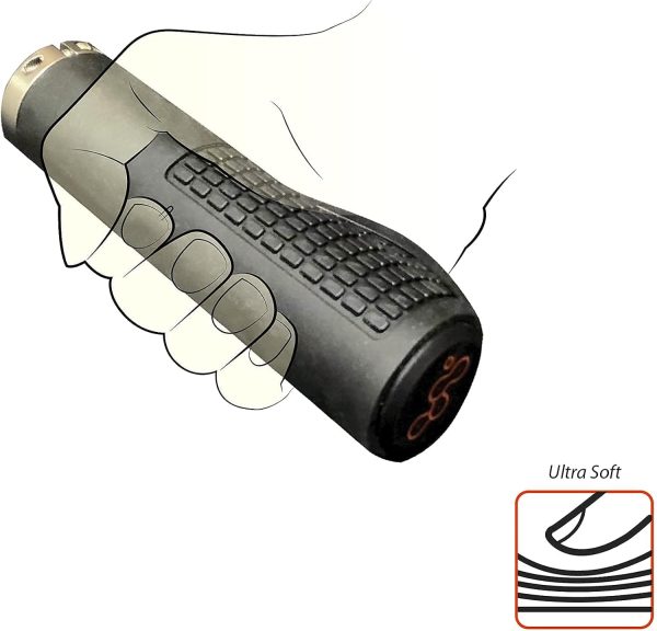 Skwiki Ergonomic Bicycle Grip, Anti-Slip, Comfortable, Advanced Hand - Image 4