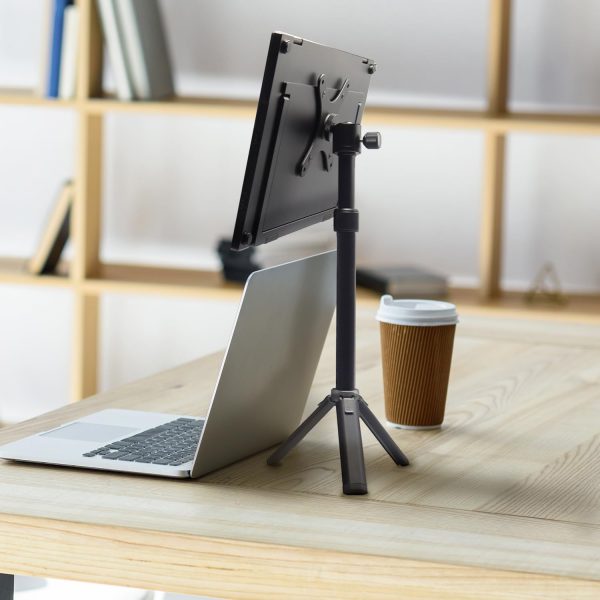 Kado Metal Portable Monitor Stand Tripod, 2-In-1 Phone/Tablet Clamp - Image 2