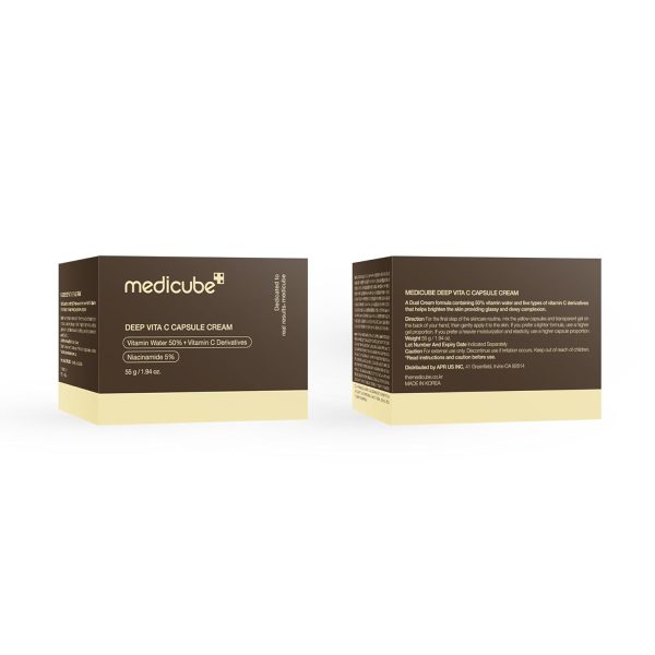 Medicube Deep Vitamin C Golden Capsule Face Moisturizer - Liposome Capsules - Image 6