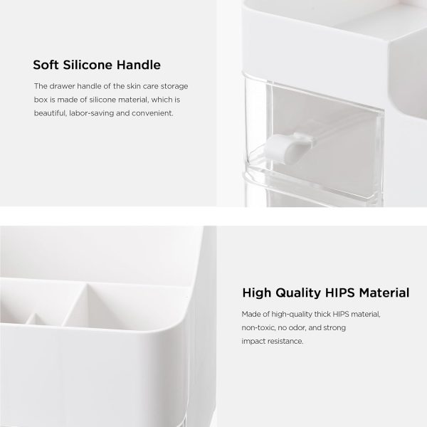 HBlife Makeup Organizer for Vanity Bathroom Organizer Large Skincare - Image 4