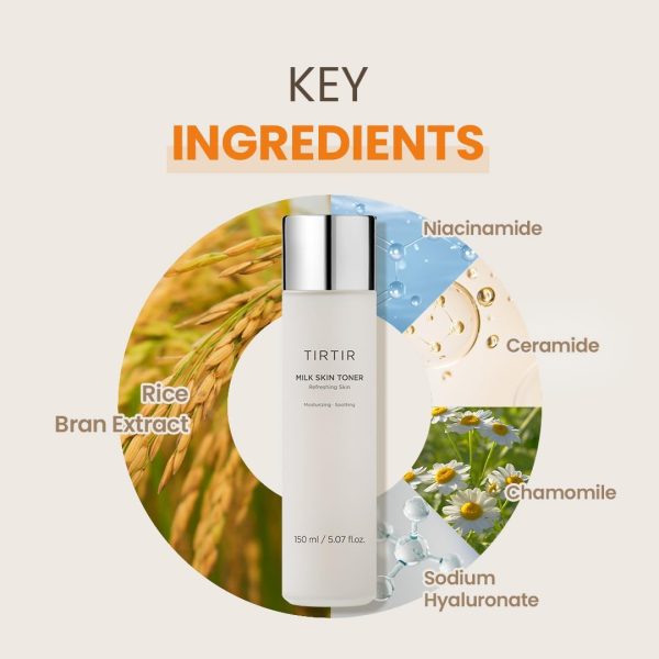TIRTIR Milk Skin Rice Toner | Deep Moisturizing, Hydrating Toner for face, - Image 5