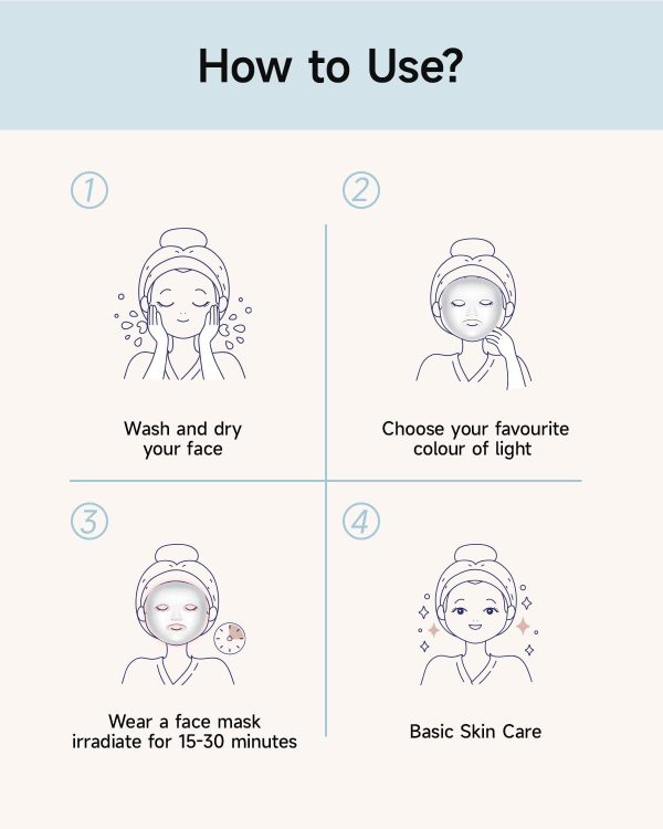 Led Light Therapy Mask, 7 Color Led Face Mask Light Therapy, Face Light - Image 6