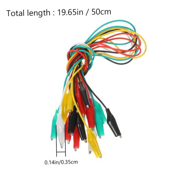 30 Pcs Clip Alligator Wire Connector Alligator with Wire Car Jump Starter - Image 8
