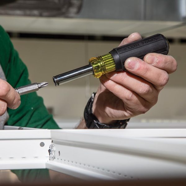 Klein Tools 32500MAG Magnetic Multi-Bit Screwdriver / Nut Driver, 11-in-1 - Image 5