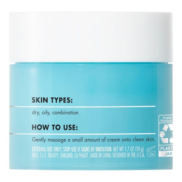 e.l.f. SKIN Holy Hydration! Face Cream, Fragrance Free, Smooth, Non-Greasy, - Image 5