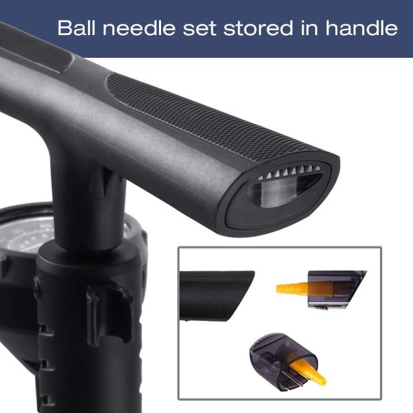 Beto Bike Pump Portable - Bicycle Floor Pump with Industrial Top-Mounted - Image 3