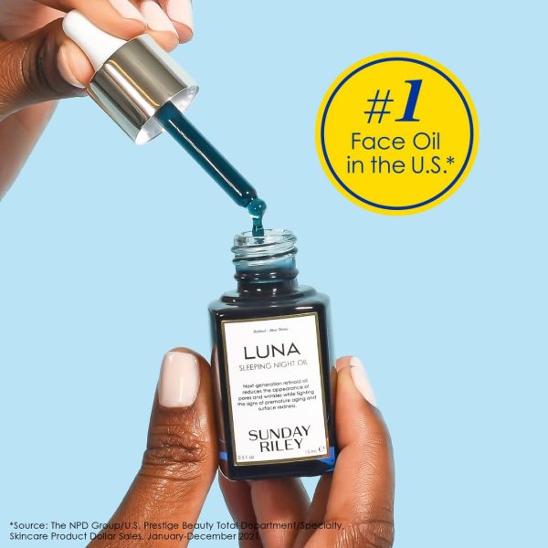 Sunday Riley Luna Retinol Sleeping Anti Aging Night Face Oil - Image 2