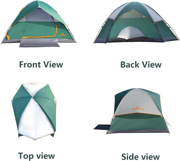 2-12 Person Tents for Camping Waterproof, Backpack Double Layer Camping - Image 9