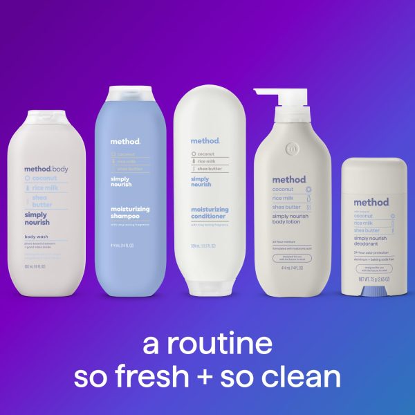 Method Moisturizing Shampoo, Simply Nourish with Shea Butter, Coconut, and - Image 9